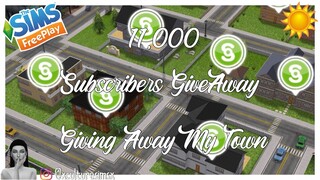 11,000 + SUBSCRIBER GIVEAWAY | IM GIVING AWAY MY SIMS FREEPLAY TOWN + ALL CURRENCY AGAIN |