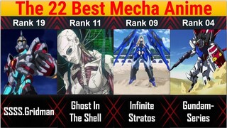 Ranked, The 22 Best Mecha Anime of All Time