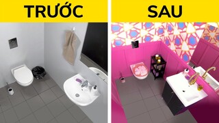 Ý Tưởng Cải Tạo Phòng Tắm Giá Rẻ || Cải tạo ngôi nhà vừa dễ vừa rẻ