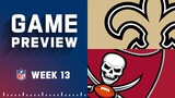 New Orleans Saints vs. Tampa Bay Buccaneers | 2022 Week 13 Game Preview