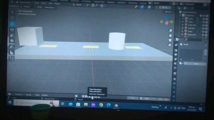 my first animation shapes