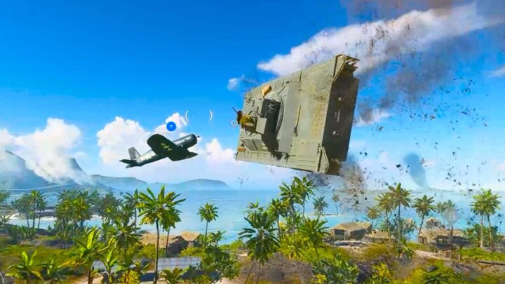 Look at the foreign players' flying tanks! Battlefield 5 LVT amphibious tanks for land, sea and air!