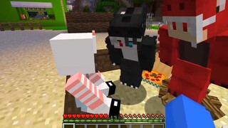 Mèo Simmy Thoát Khỏi Tiệc Ngủ Hello Kitty Vào Lúc 3 Giờ Sáng Trong Minecraft