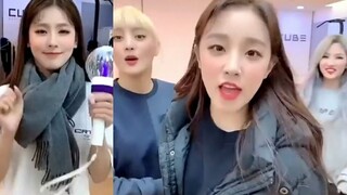 Các thành viên (G)I-DLE bắt chước sân khấu kết hợp cuối năm của Diệp Thư Hoa! Miên Kiệt "chọc ghẹo" 