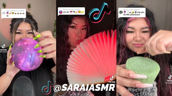 the best of [SARAIASMR] emoji challenge 🎙️💤asmr tiktok compilation ✨