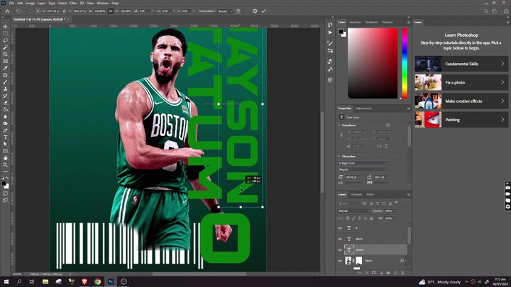 Game 7 Na !!!Gawan Muna natin ng matinding poster Si lods Tatum