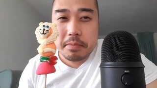 ASMR Satisfying Lion Marshmallow Pop & Stick (Pen) Noms 🤤