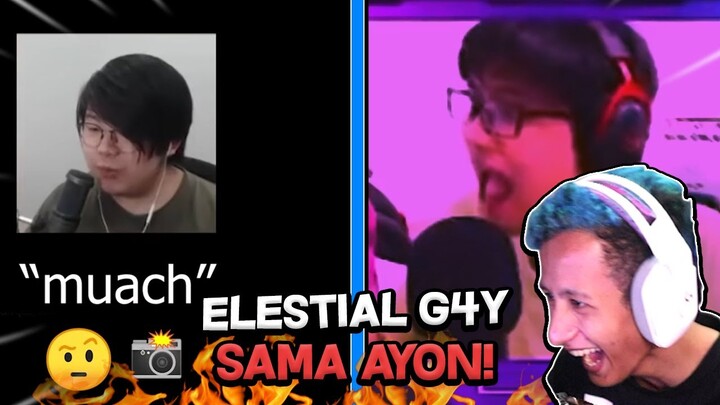 @ElestialHD G4Y SAMA @Ayon !! @BeaconCream PANIK!! - REACTION PAPOPE MINECRAFT!