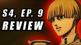 AMAZING ANIMATION!! Attack On Titan Season 4 Episode 9 Review/Recap - Annie Finally Appears