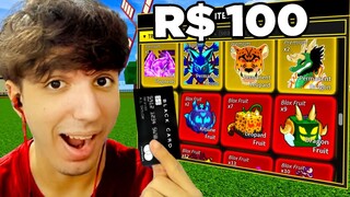 COMPREI CONTAS DE 1 REAL A 100 REAIS NO BLOX FRUITS!