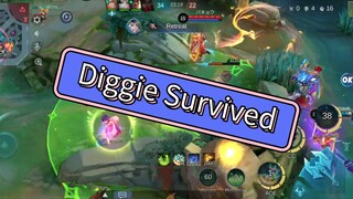 My longest game ever using #Diggie. Good work, team! nice comeback! awesome defense!
