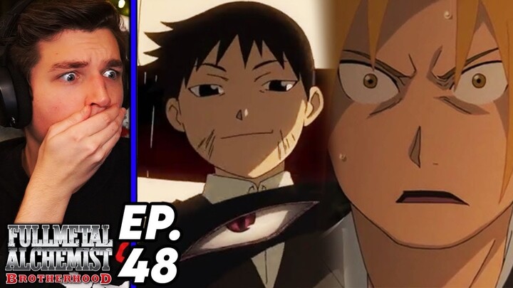 PRIDE EATS GLUTTONY?! | Fullmetal Alchemist: Brotherhood Episode 48 REACTION- The Oath in the Tunnel