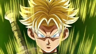"Breaking War" New Super Saiyan 2 Future Trunks Old Rose Black Goku Hoạt Hình Biểu Diễn Trình Diễn