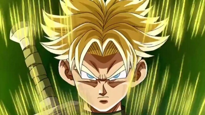Pertunjukan Animasi "Dragon Ball Blast Wars" Super Saiyan 2 Baru Future Trunks Old Rose Black Goku