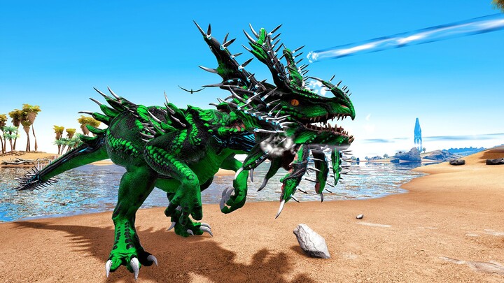 مدفع غايا الرشاش، ظهور تنين شيطاني ذو وجه شوك! آرك: غايا، الحلقة الثالثة