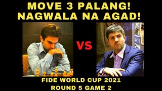 3. h4 AGAD?? AGGRESSIVE NA OPENING! PUMATAK KAYA? Fide World Cup 2021 Shankland VS Svidler R5 Day 2