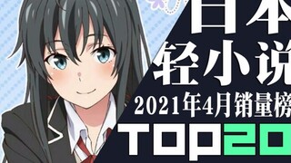[Rank] Top 20 Japanese light novel sales in April 2021