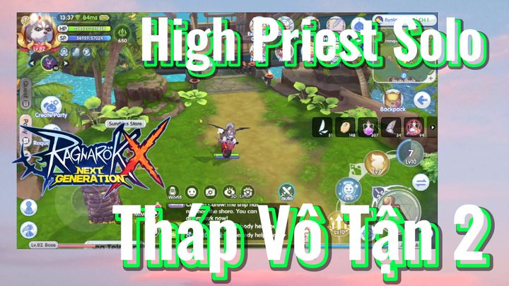 Ragnarok X: Next Generation | High Priest Solo Tháp Vô Tận 2