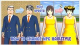 NEW UPDATE! How to Change NPC Hairstyle • Tutorial | Sakura School Simulator 😍