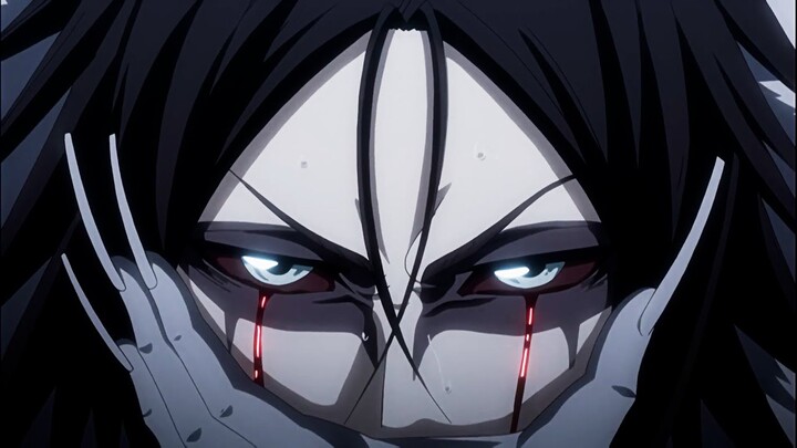 BLEACH「千年血戦篇」Ichigo was startled by Muramasa's terrifying power as he looked into his eyes