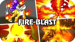 Evolution of Pokémon Moves - FIRE BLAST (1996 - 2019)