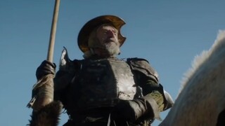 The world's last knight has died, before Don Quixote transformed into Azor.