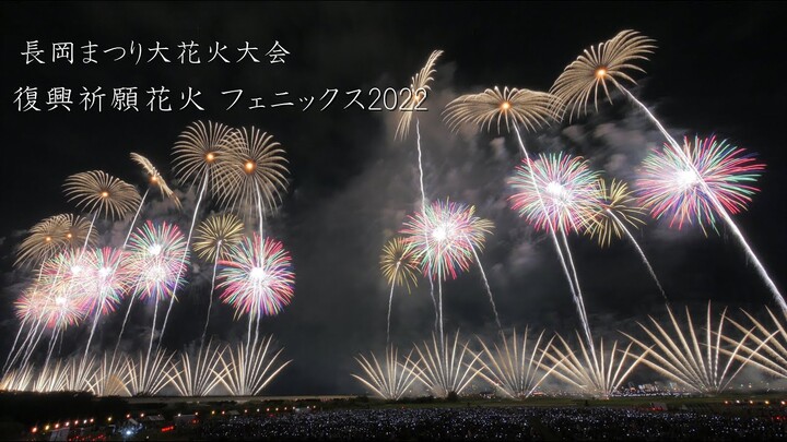 2022 長岡花火【３年ぶり】復興祈願花火フェニックス　復活５分フルバージョン😆