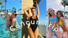 Cancun 2021 Vlog Mexico Covid Travel with my best friend! | grwm Pierson Fode Brighton Sharbino
