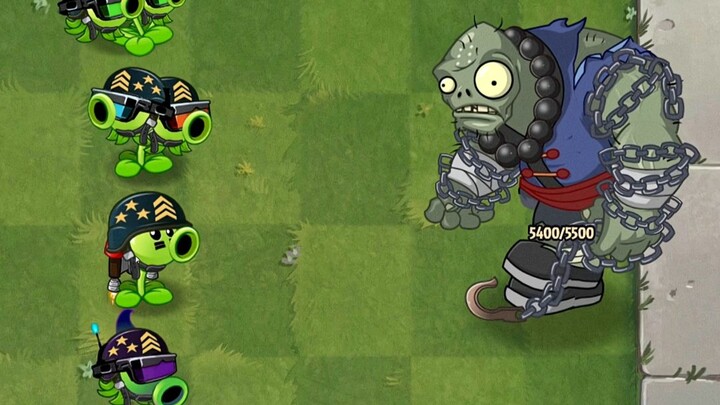 PVZ 2 - Fusion New Gatling Shooters vs. Super Gargantuar