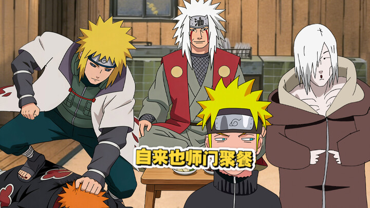 Jiraiya’s master-disciple reunion. Minato: So it was you who laid a hand on my son, huh?