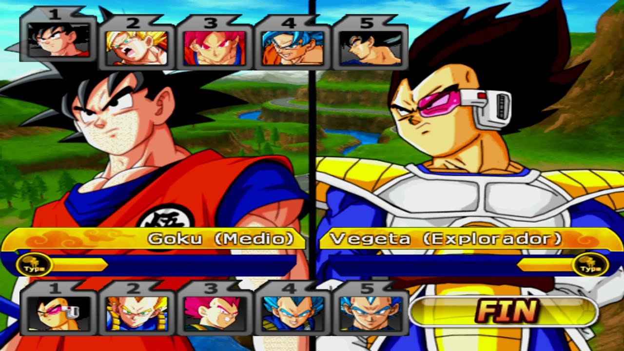 Dragon Ball Z Budokai Tenkaichi 3 [ PS2 ] - GOKU VS VEGETA 