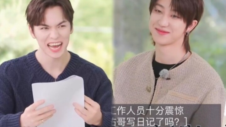 เสี่ยวปาไม่ทันได้พูดอะไรเลย เวอร์นอนก็หัวเราะจนเหมือนห่านร้องแล้ว!