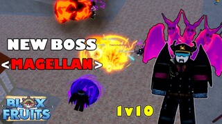 Roblox - Tôi Là Boss Magellan Sử Dụng Venom 1v10 Sẽ Ra Sau ? Blox Fruits