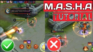 HOW TO USE MASHA | MASHA TUTORIAL | MASHA COMPLETE GUIDE - Mobile Legends