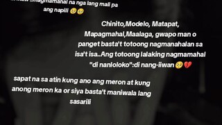 Masakit magmahal pero ang totoo di kanya Kayang Iwan🥹🥹😊