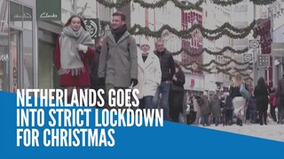 Netherlands goes into strict lockdown for Christmas