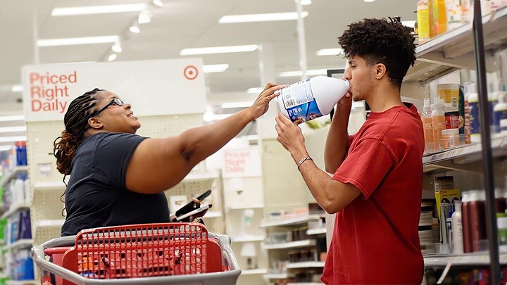 Drinking Bleach Prank!