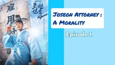 Joseon Attorney: A Morality Episode 1