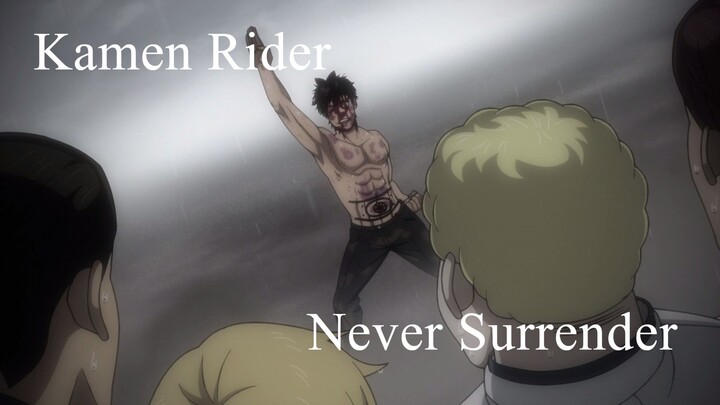 Aksi Om Tojima melawan para berandalan sewaktu masa muda dengan kekuatan Kamen Rider yang terpendam