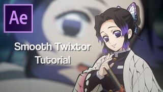 [After Effects] Smooth Twixtor Tutorial