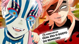 DOUMA E AKAZA RESPONDEM SUAS PERGUNTAS EM DEMON SLAYER