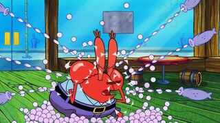 Một đàn trai xâm chiếm Krusty Krab và sau khi phun ra một lượng lớn ngọc trai, ông Krab đã mang thai