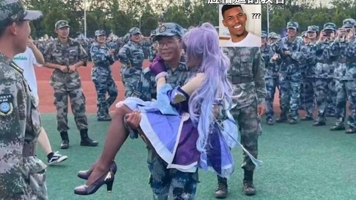 This military training is extremely outrageous. It made me laugh to death. Hahahaha!