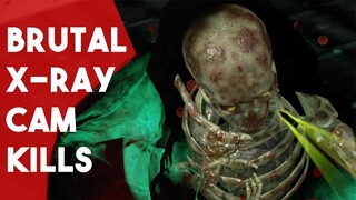 The Most Oddly Satisfying Brutal XRay Cam Kills in Zombie Army 4 Dead War - Head/Eye/Testicle Shot