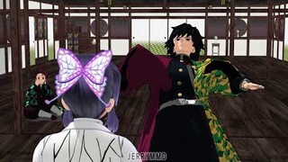 鬼滅のMMD　ご飯にする おふろにする それとも私？