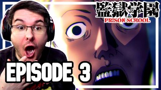 DROPPING THE SOAP!! | PRISON SCHOOL Episode 3 REACTION | Anime Reaction