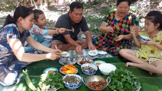 Con Vắng Nhà Hai Ông Bà Ở Nhà Đi Đổ Lú Cùng Với Bữa Cơm Ngon Ngoài Vườn| TKQ & Family T566