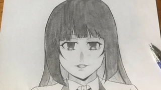 สอนวาดรูป จาบามิ ยูเมโกะ Jabami Yumeko - Kakegurui โคตรเซียนโรงเรียนพนัน