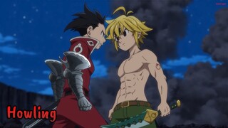 『Lyrics AMV』 Nanatsu no Taizai Season 2 OP 1 Full - Howling ／ FLOW × GRANRODEO | ft. @artespr2996