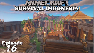 Membuat Desa Untuk Para Villager part 4 - MINECRAFT SURVIVAL INDONESIA (16)